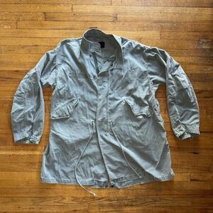 R + A Oversized Longline Military Jacket One Size